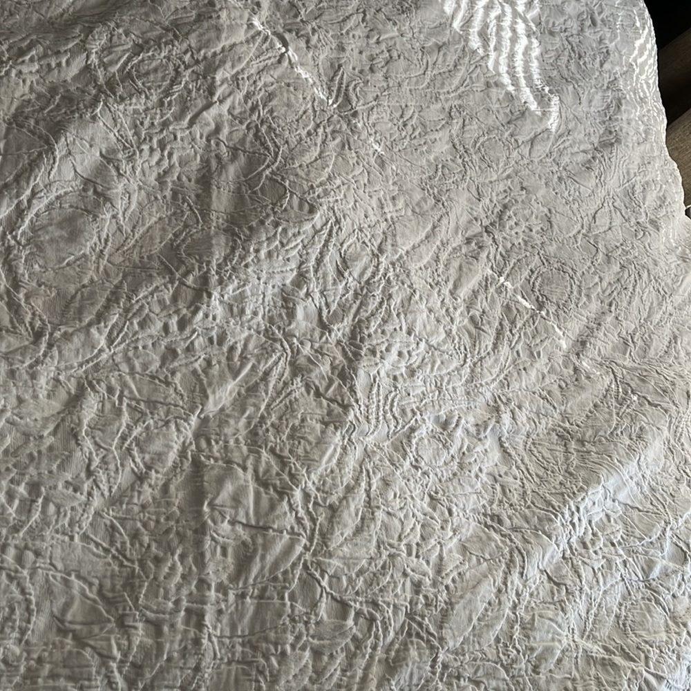 Pottery Barn white percale duvet cover King size - Picture 9 of 12